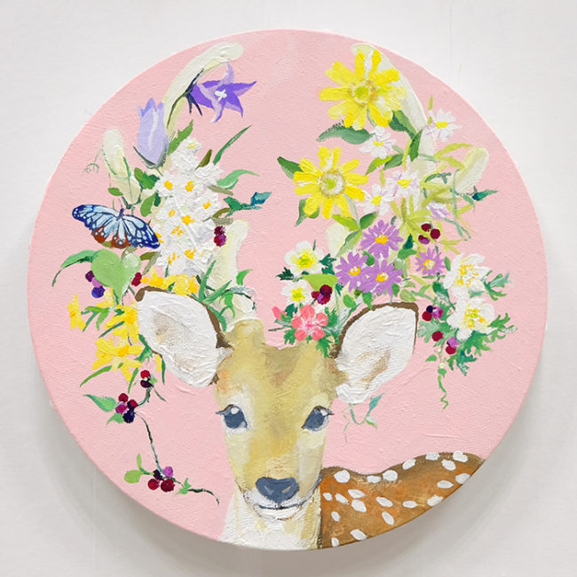 高山植物とシカLove Trekking -稜線のドレスアップ-