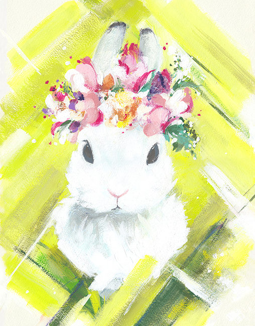 花冠のbabyうさぎ